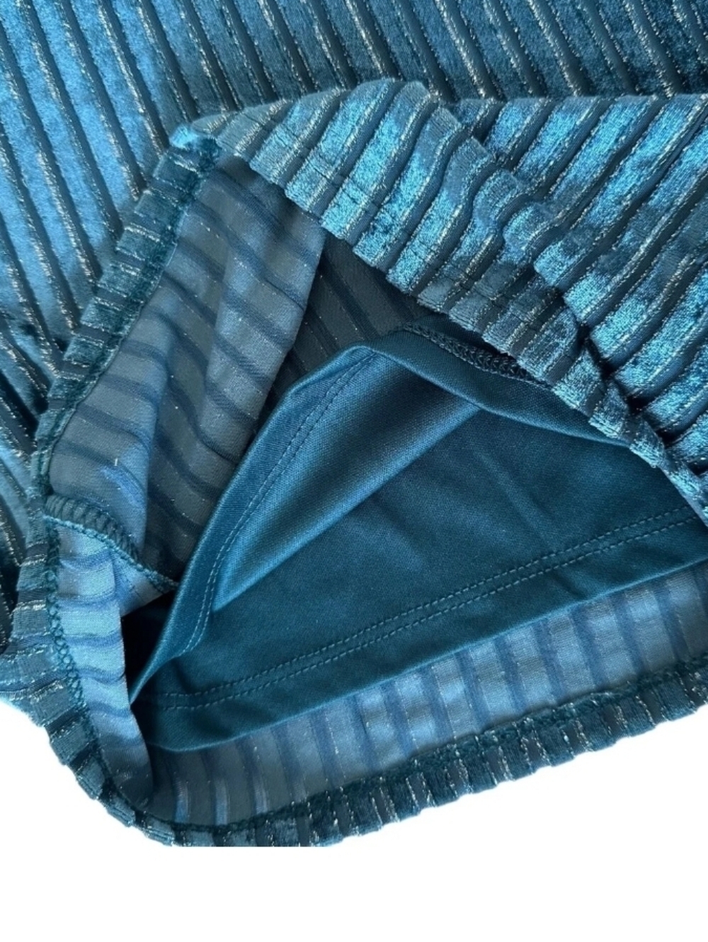 House Of Harlow 1960 Women's Hi-Rise Pull On Flare Pants Lined Dark Teal Size L - Picture 8 of 10